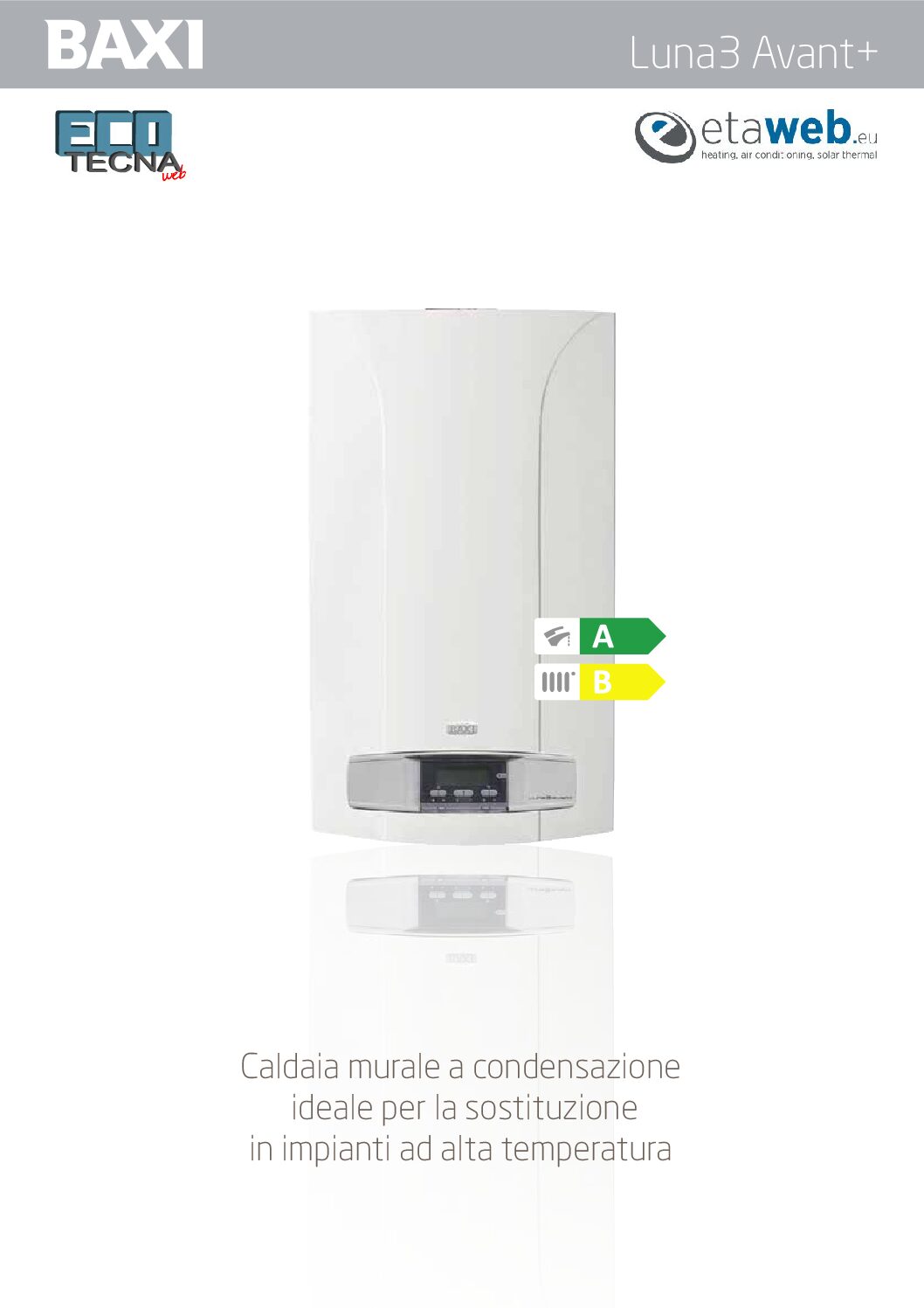 Caldera BAXI LUNA 3 AVANT PLUS 240 FI
