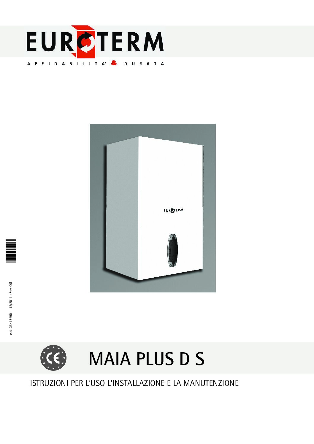 Caldaia Euroterm MAIA PLUS D 24 S - Manuale di Istruzioni