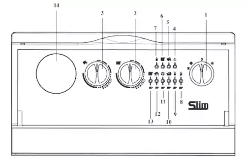 Display caldaia BAXI SLIM i - iN