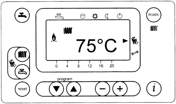 Display-caldaia-Baxi-POWER-HT-1450-1650-321 image Display caldaia BAXI POWER HT 1.450 - 1.650