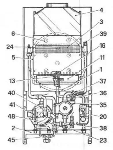 Photo of Open Chamber Boiler with Pilot Flame Euroterm SIMPLEX 20 P - Technical Manual Cover