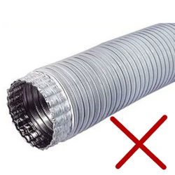 Unsuitable Aluminum Pipe