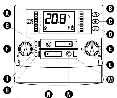 Display Cronotermostato seitron Freetime+