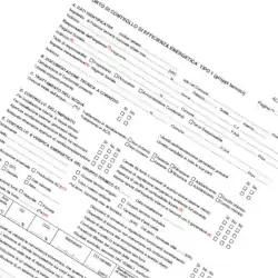 Rapporto di controllo efficienza energetica caldaia