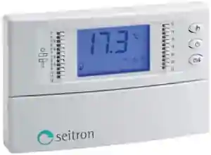 Cronotermostato Seitron Freetime per il controllo della temperatura domestica.