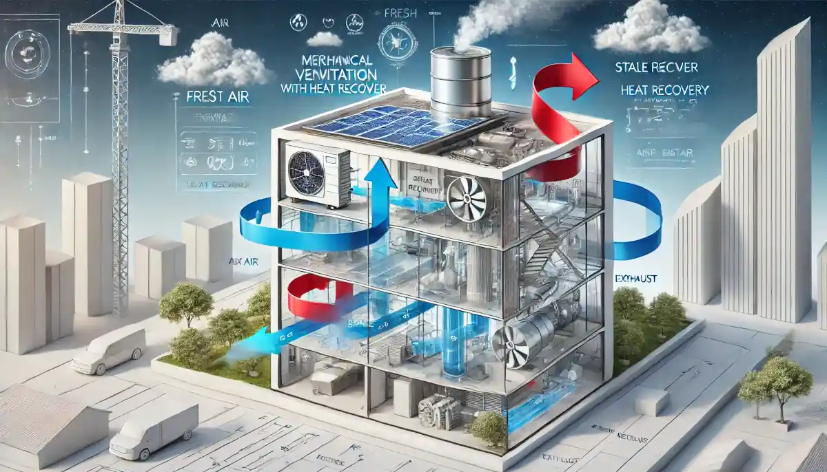 System wentylacji mechanicznej z odzyskiem ciepła (VMC) dla lepszej jakości powietrza