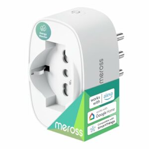 Meross Presa Smart Italiana WiFi con Monitoraggio Consumi, Compatibile con Alexa e Google Home - 16A, 3840W