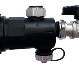 Filtro defangatore magnetico 3/4" con valvola in ottone WK