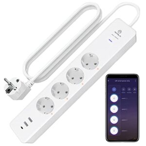 Ciabatta Multipresa Smart Tuya con Monitoraggio Energetico